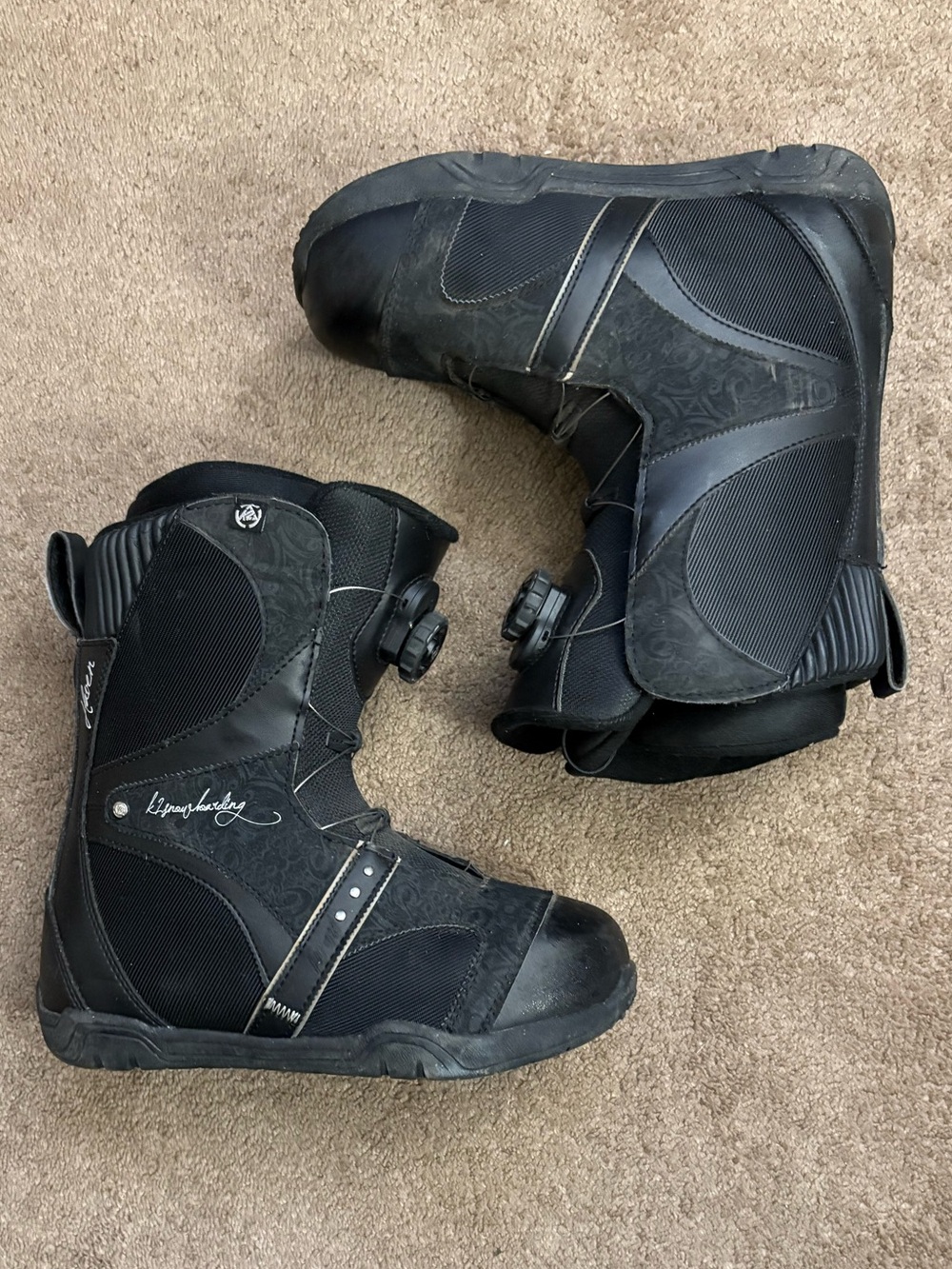 K2 Haven Women's Snowboard Boots BOA Coiler Size 8.5 Snowboarding